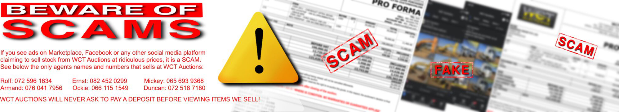 Beware of scam websites